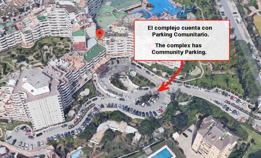 Benal Beach Suite, Parque Acuatico Y Vistas Al Mar Benalmádena Exterior foto