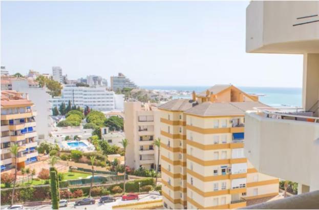 Benal Beach Suite, Parque Acuatico Y Vistas Al Mar Benalmádena Exterior foto