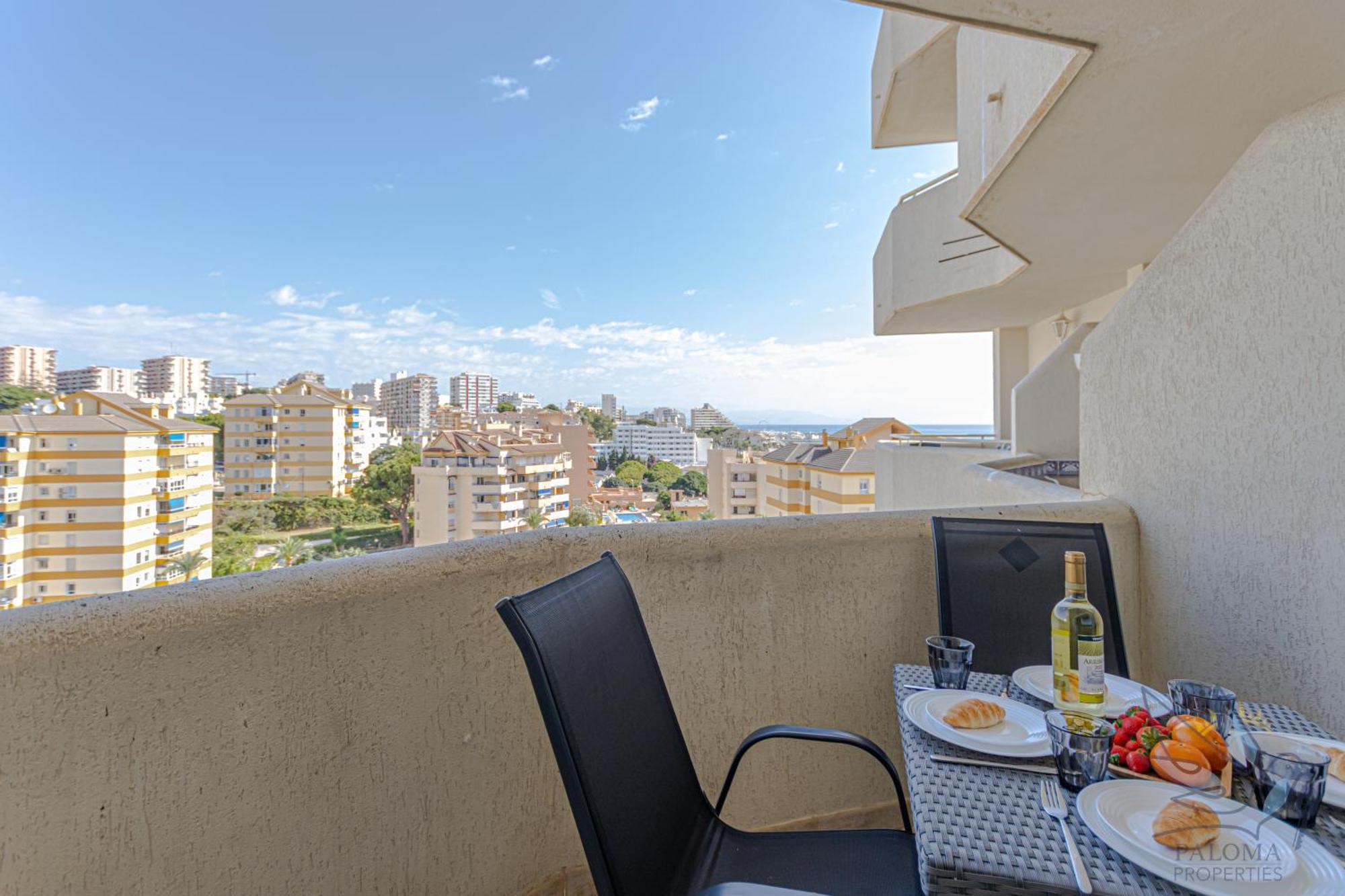 Benal Beach Suite, Parque Acuatico Y Vistas Al Mar Benalmádena Exterior foto